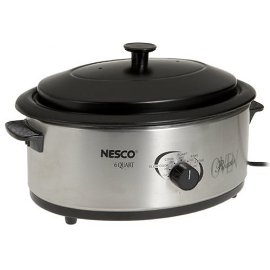 Nesco 6-Quart Roaster Oven, Non-Stick - Stainless Steel
