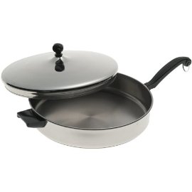Farberware Classic 12-Inch Frypan with Lid and Helper Handle