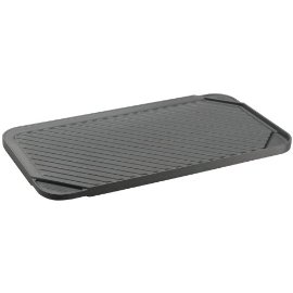 Double-Burner Reversible Hard-Anodized Grill/Griddle