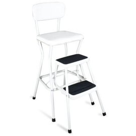 White Chair/Step Stool