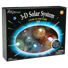 3-D Solar System - Boxed Glow In The Dark Stars and Planets