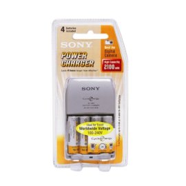 Sony Power Charger with 4 Ni-MH AA Batteries