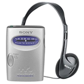 Sony SRF-59 FM/AM Radio Walkman with Sony MDR Headphones
