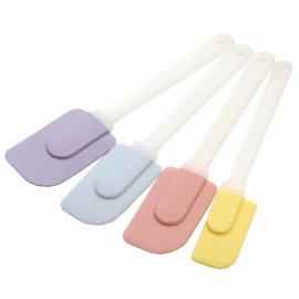 MIU France Pastel Color Silicone Spatulas, Set of Four