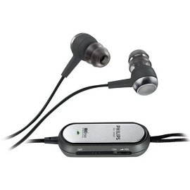 Philips HN060 Noise-Canceling Ear Bud Headphones - silver