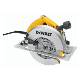 DEWALT DW384 8-1/4 Heavy Duty Circular Saw with Brake and Rear Pivot Depth of Cut Adjustment