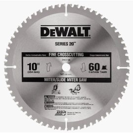 DEWALT DW3106 Series 20 : 10 Crosscut Miter Saw Blade