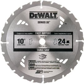 DEWALT DW3112 Series 20 10 24T Thin Kerf Table Saw Blade