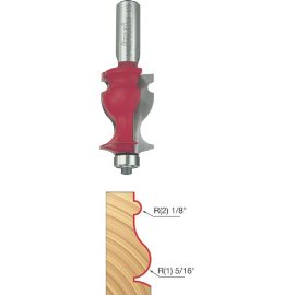 Freud 99-015 1-1/16" Diameter by 1-5/8" Face Molding Router Bit with 1/2" Shank