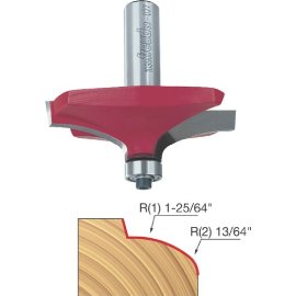 Freud 99-027 2-19/32 Diameter Table Edge Thumbnail Router Bit with 1/2 Shank