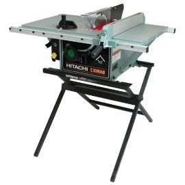 Hitachi C10RA2 10" Portable Table Saw with Metal Stand