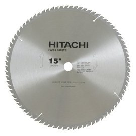 Hitachi 988922 15" 80-Tooth Carbide Wood Blade
