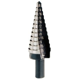 UniBit 10234 #4 Step Drill with 12 Hole Sizes