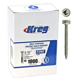 Kreg SPS-F125 1-1/4" #6 Fine Screw (1000-Pack)