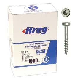 Kreg SPS-F1-1000 Pocket Hole Screws 1 #6 Fine Pan-Head 1000ct