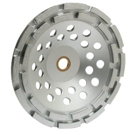 MK Diamond 155447 MK-304SG-2 7" x 7/8"-5/8" Double Row Diamond Cup Wheel