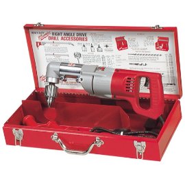 Milwaukee 3102-6 Right Angle Plumbers Drill Kit