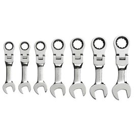 K-D Tools 9507 7-Piece SAE Stubby Combination GearWrench® Set