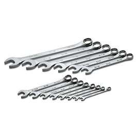 SK 86124 14 Piece SuperKrome Fractional Combination Wrench Set