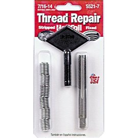 HeliCoil 5521-7 Thread Repair Kit for 7/16-14T - 6 Inserts