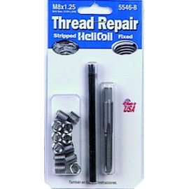 HeliCoil 5546-8 Thread Repair Metric Kit for M8x1.25 - 12 Inserts