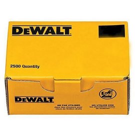DEWALT DCA16250 2-1/2" 20-Degree 16-Gauge Finish Nails - 2,500 Box