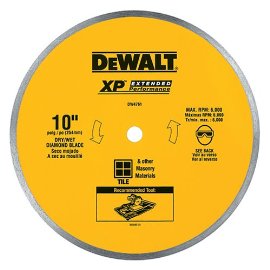 DEWALT DW4761 10-inch Ceramic Tile Blade