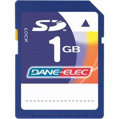 DANE-ELEC Dane-Elec 1 GB Secure Digital Memory Card DA-SD1024-R