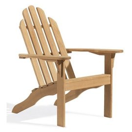 Oxford Garden Designs Adirondack Chair - Natural