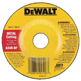 DEWALT DW4419 4 X 1/4 X 5/8 General Purpose Metal Cutting Wheel (25-Pack)