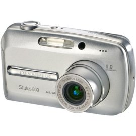 Olympus Stylus 800 8MP Digital Camera with 3x Optical Zoom