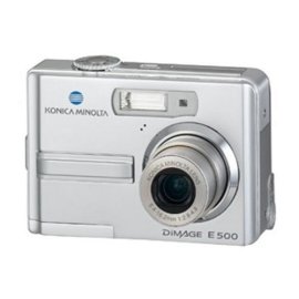 Konica Minolta Dimage E500 5MP Digital Camera 3x Optical Zoom
