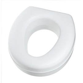 Duro-Med Deluxe Plastic 5 Toilet Seat Riser, White