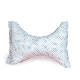 Duro-Med Cervical Rest Pillow Rosebud Print Poly/Cotton Cover