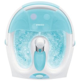 Homedics HL-200 Pedicure Spa Footbath with Pull Out Spinning Pedicure Tool with 5 Attachments