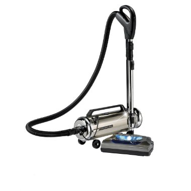 Metropolitan Professionals Full-Size Canister Vacuum ADM-4PNHSF with Stainless Steel and 4.0 Peak Horsepower