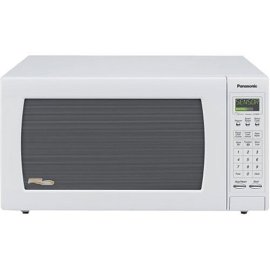 Panasonic NN-H765WF Inverter Full-Size Countertop Microwave (1.6 cu.ft. 1250W, White)