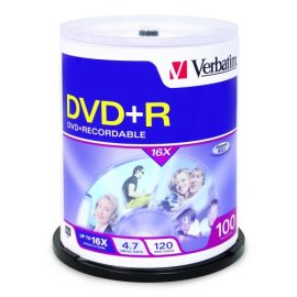 Verbatim 100PK DVD+R 4.7GB 16X ( 95098 )