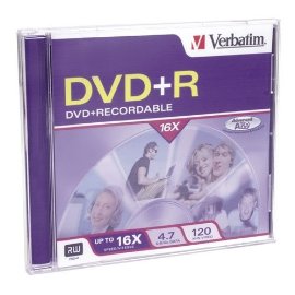 Verbatim DVD R, 4x, 4.7gb In Jewel Case