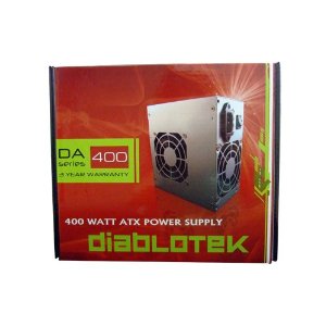 Diablo / 400-Watt / ATX / Dual 80mm Fan / 24-Pin / SATA Ready / Power Supply