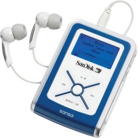 Sandisk Sansa SDMX2 512 MB Digital Audio Player with SD Expansion Slot (E130)