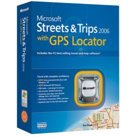 Microsoft Street and Trips 2006 with GPS locator