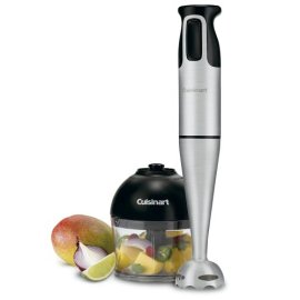 Cuisinart CSB-77 Smart Stick Hand Blender with Whisk and Chopper Attachments - Stainless Steel