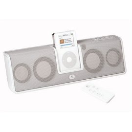 Logitech mm50 Portable Speakers for iPod (White)