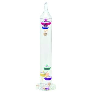 Chaney Instrument 11-Inch Galileo Thermometer - glass
