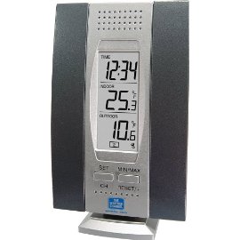 The Weather Channel WS-7013TWC Wireless Temperature Station - Blue/silver