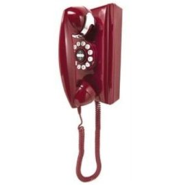 Crosley 302 Wall Phone - Red