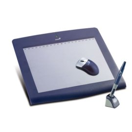 Genius Pensketch 9x12 Professional Graphic Design User USB Tablet (Deep Blue Color) For PC ONLY