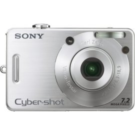 Sony Cybershot DSCW70 7MP Digital Camera with  3x Optical Zoom