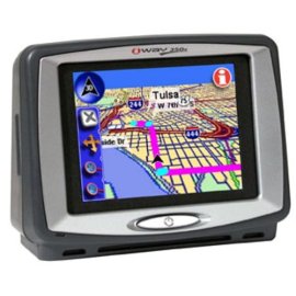 Lowrance iWay 350C Portable GPS Navigation System with MP3 Player and Picture Viewer